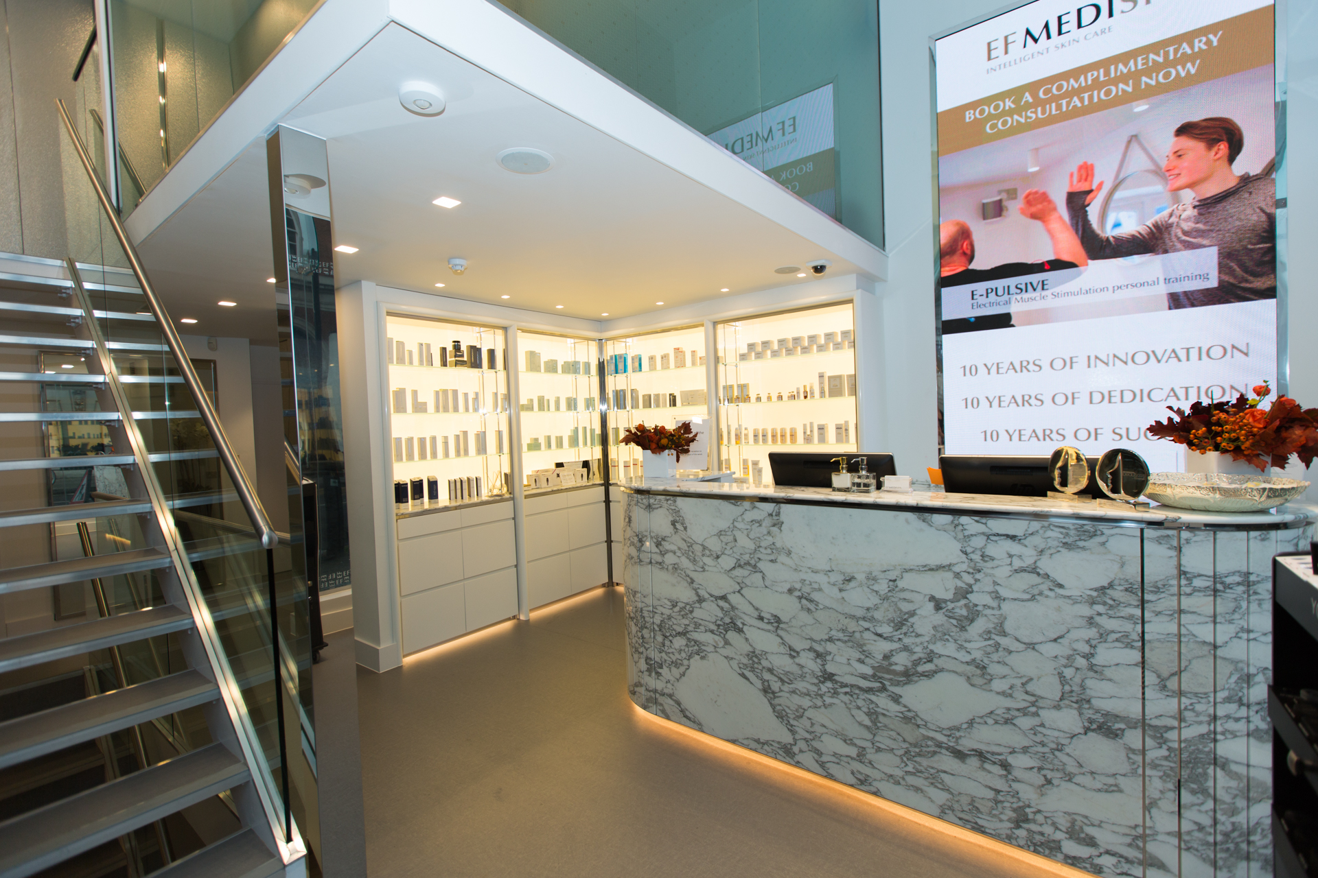 EF MEDISPA Kensington reception