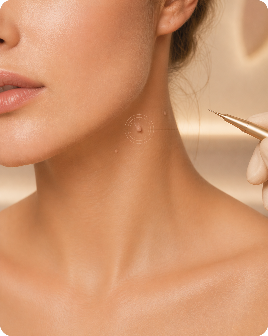 Skin tag removal at EF MEDISPA